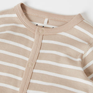 Striped Baby Sleepsuit 2-6m / 62/68