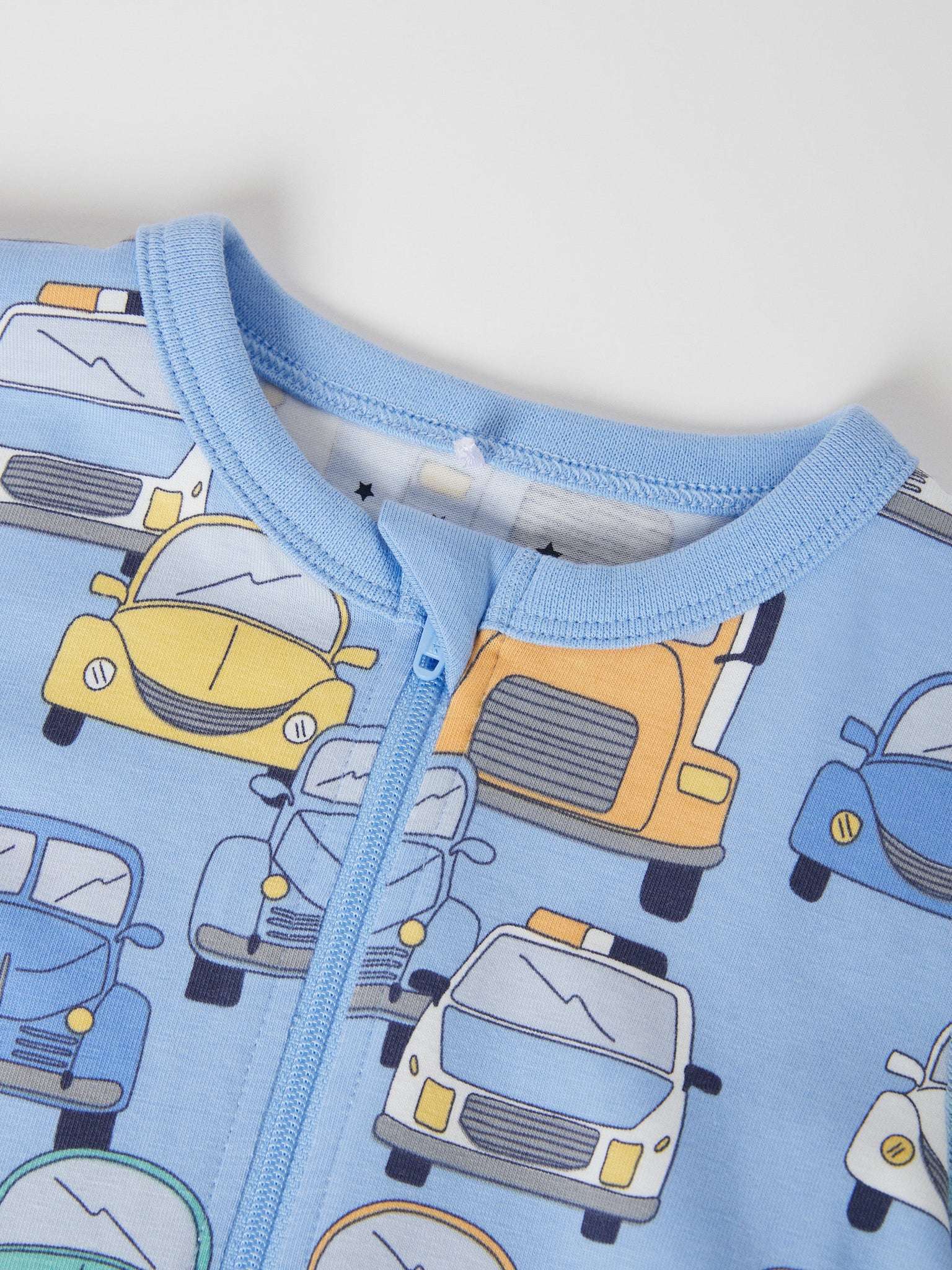 Vehicle Print Baby Sleepsuit 2-6m / 62/68