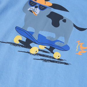 Organic Cotton Kids Dog Print T-shirt 1.5-2y / 92
