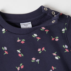 floral Kids Sweatshirt 1.5-2y / 92