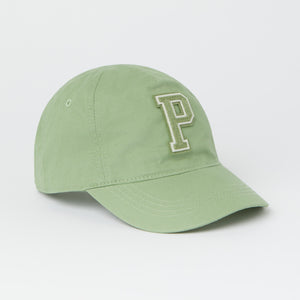Kids Green Cotton Cap from the Polarn O. Pyret kidswear collection. Quality kids clothing made to last.
