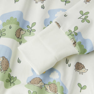 Organic Squirrel Print Babygrow from the Polarn O. Pyret baby collection. The best ethical kids clothes