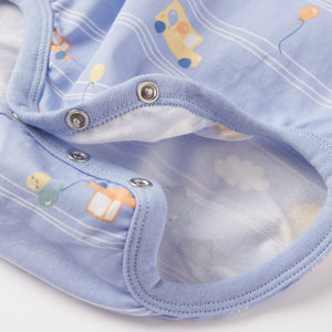 Cars and Balloons Print Babygrow from the Polarn O. Pyret baby collection. The best ethical kids clothes