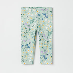 Ditsy Floral Baby Leggings from the Polarn O. Pyret baby collection. Clothes made using sustainably sourced materials.