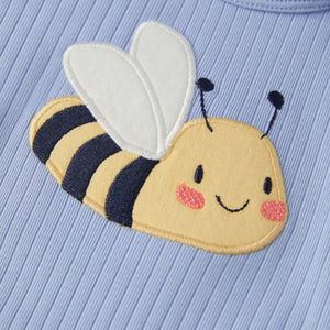 Bee Applique Babygrow from the Polarn O. Pyret baby collection. The best ethical kids clothes