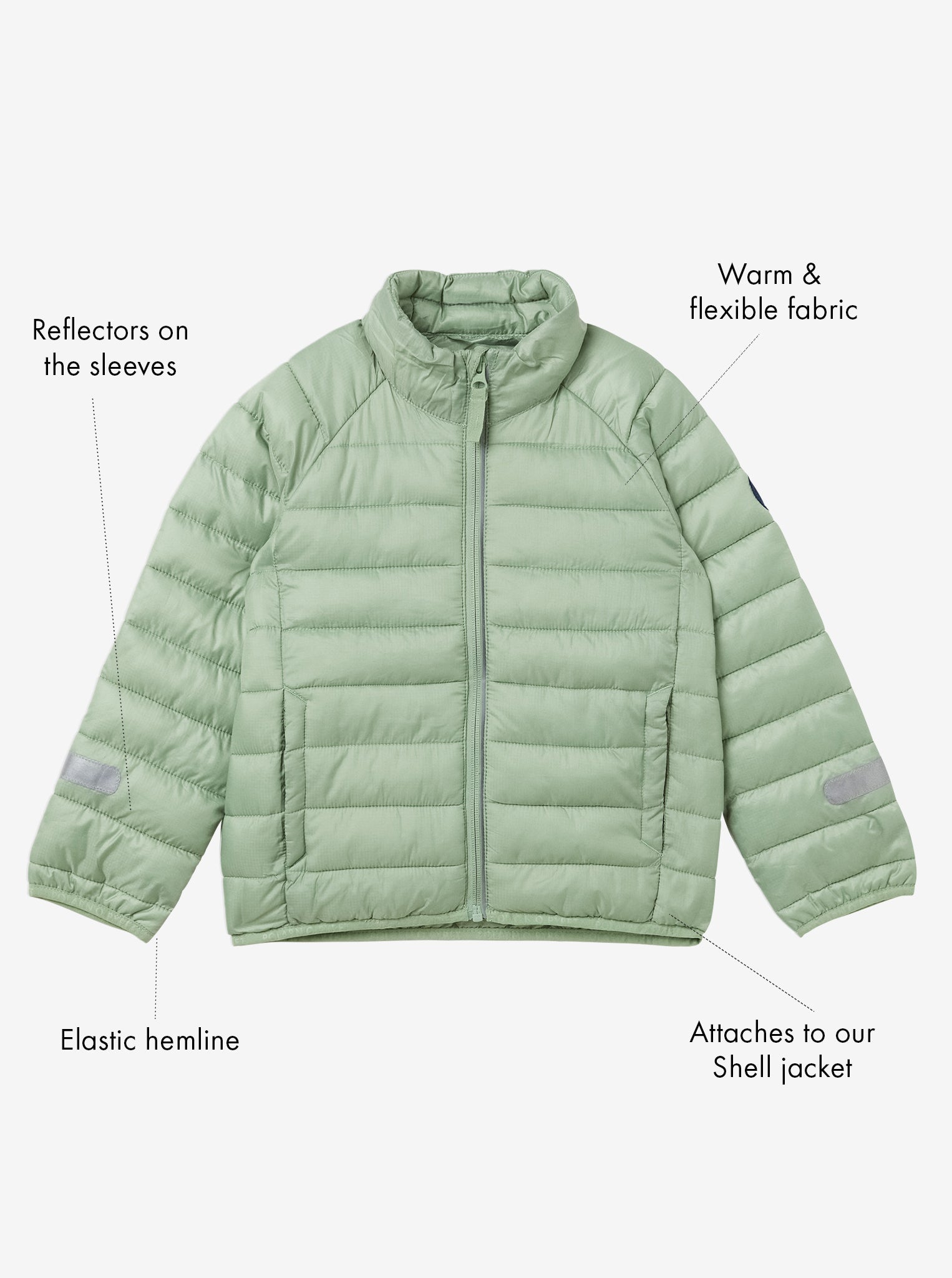 Water Resistant Kids Puffer Jacket