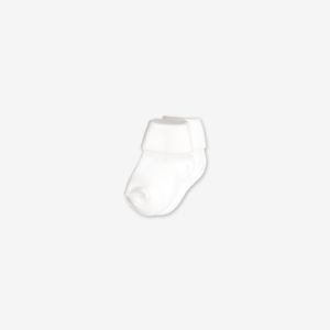 baby/kids white organic cotton socks, 2 pack, quality polarn o. pyret