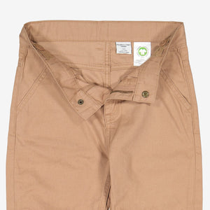  Brown Kids Chino Shorts from Polarn O. Pyret Kidswear. Made using environmentally friendly materials.