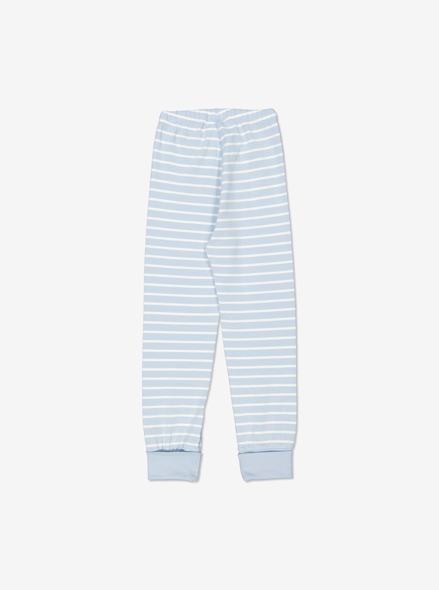 Organic Cotton Striped Blue Kids Pyjamas from Polarn O. Pyret Kidswear. Ethically made and sustainably sourced materials.