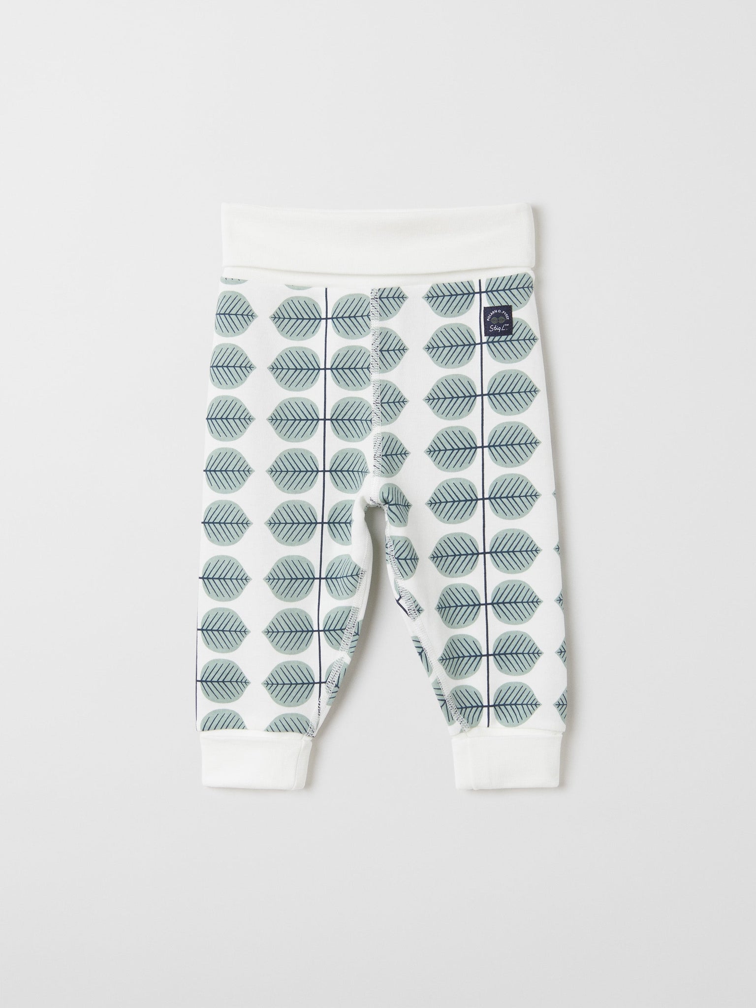 Organic Cotton Scandi Baby Leggings from the Polarn O. Pyret baby collection. Made using 100% GOTS Organic Cotton