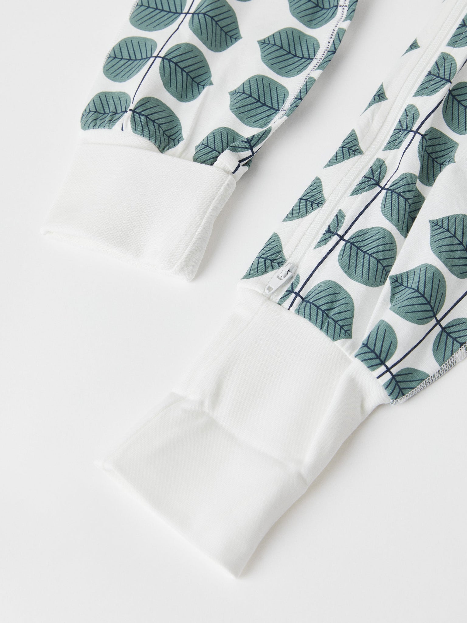 Organic Cotton Scandi Baby Sleepsuit from the Polarn O. Pyret baby collection. The best ethical baby clothes