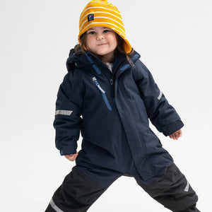 Waterproof Kids Overall With Fleece Lining