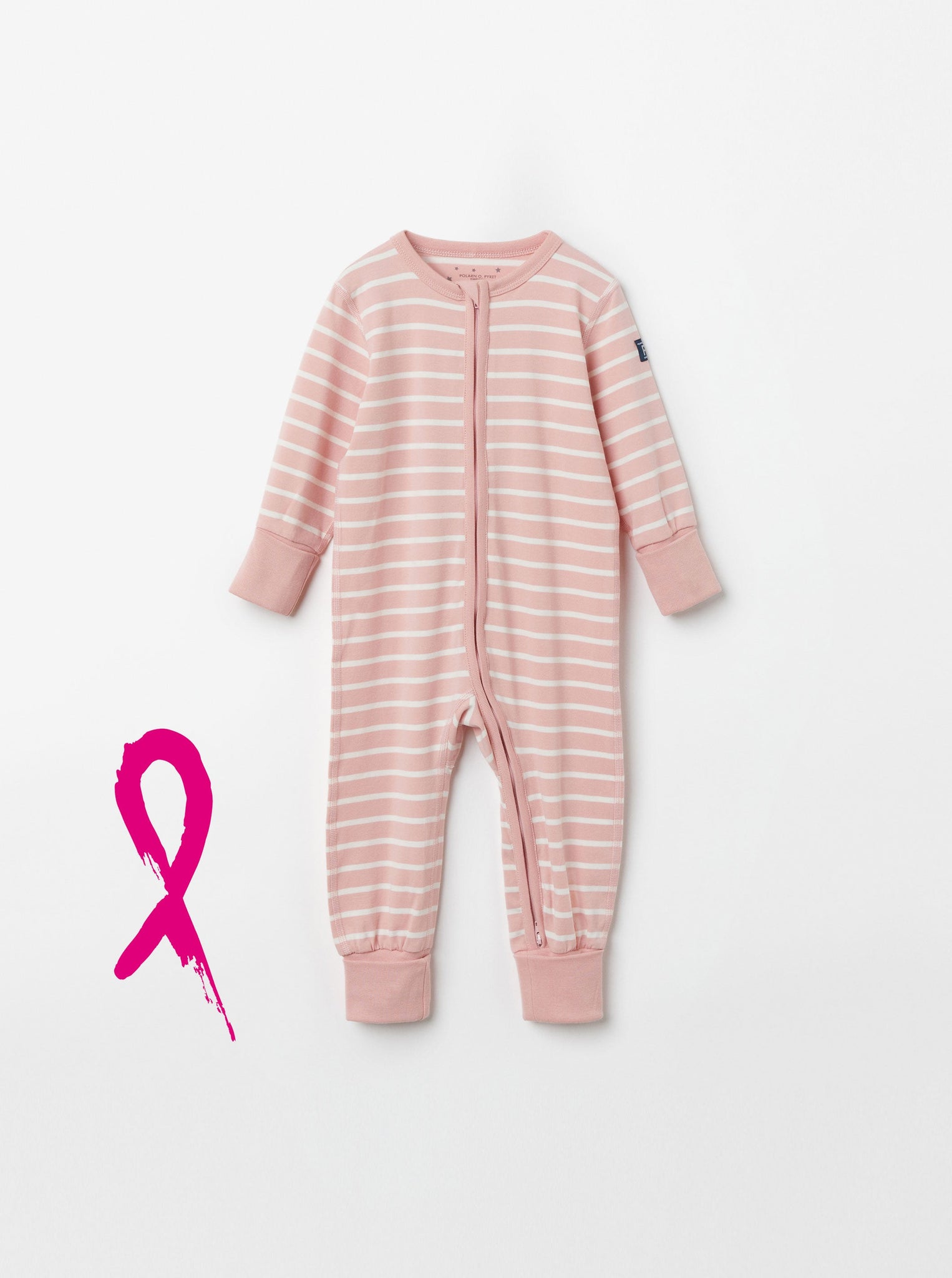 Striped Baby Sleepsuit