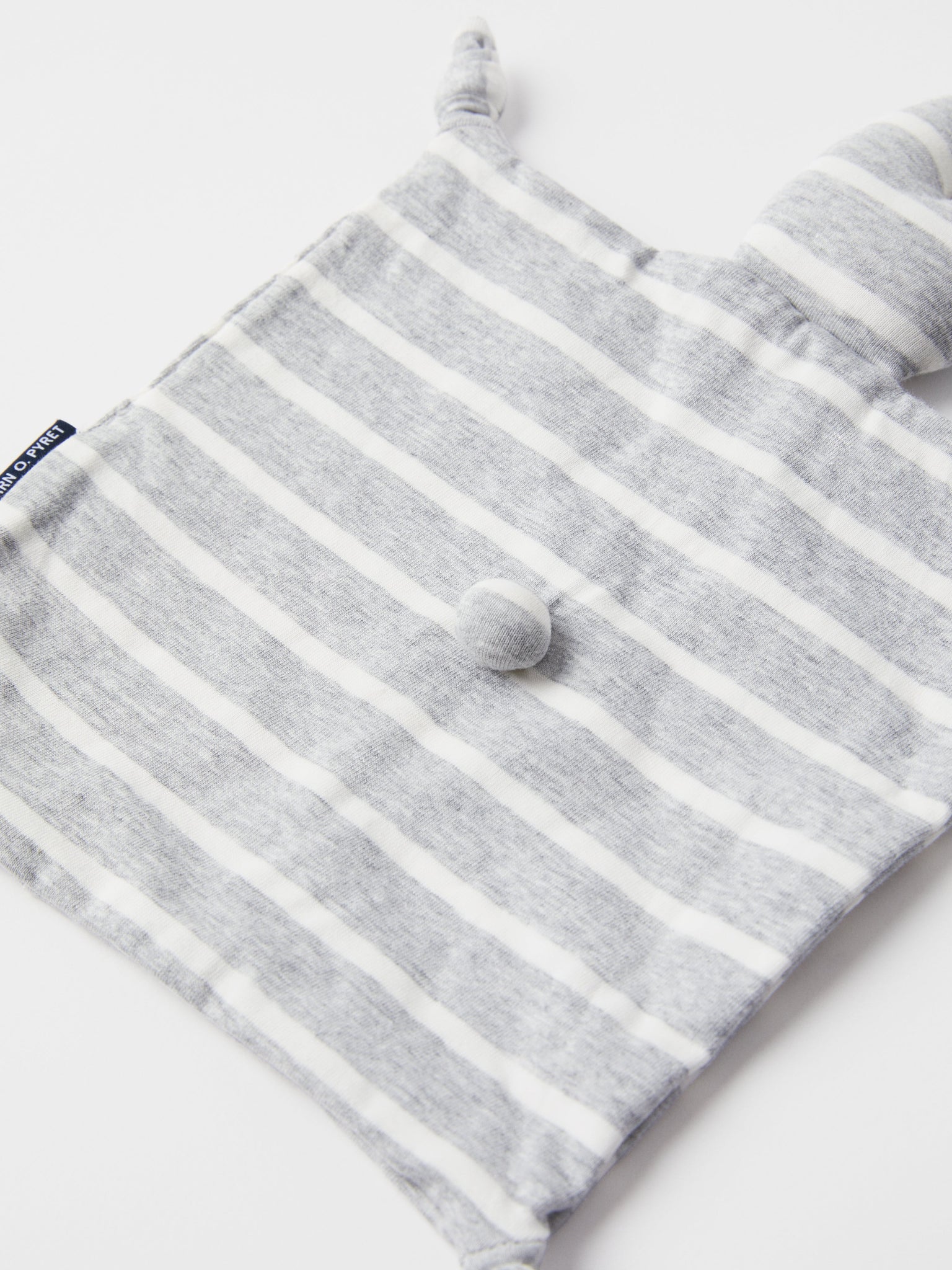 PO.P Stripe Shawl/Blanket Grey Unisex One Size