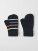Navy Kids Magic Mittens Multipack from the Polarn O. Pyret outerwear collection. Kids outerwear made from sustainably source materials