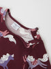 Burgundy Horse Print Kids Top from the Polarn O. Pyret kids collection. Clothes made using sustainably sourced materials.