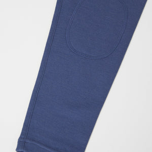 Merino Wool Kids Blue Thermal Leggings from the Polarn O. Pyret kids collection. Nordic kids clothes made from sustainable sources.