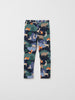 Organic Cotton Navy Kids Leggings from the Polarn O. Pyret kids collection. Ethically produced kids clothing.
