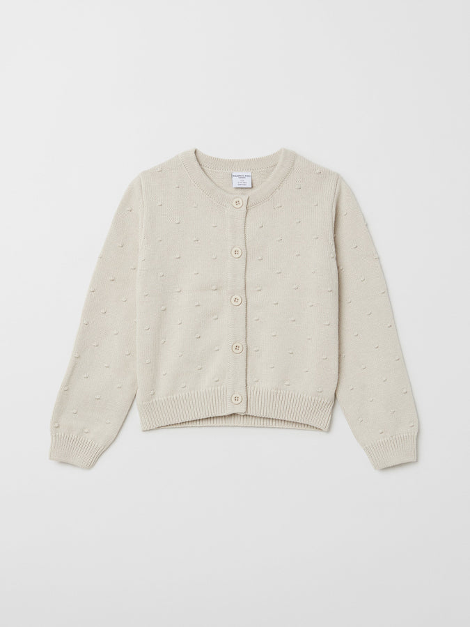 Organic Cotton Kids Knitted Cardigan from the Polarn O. Pyret kids collection. The best ethical kids clothes