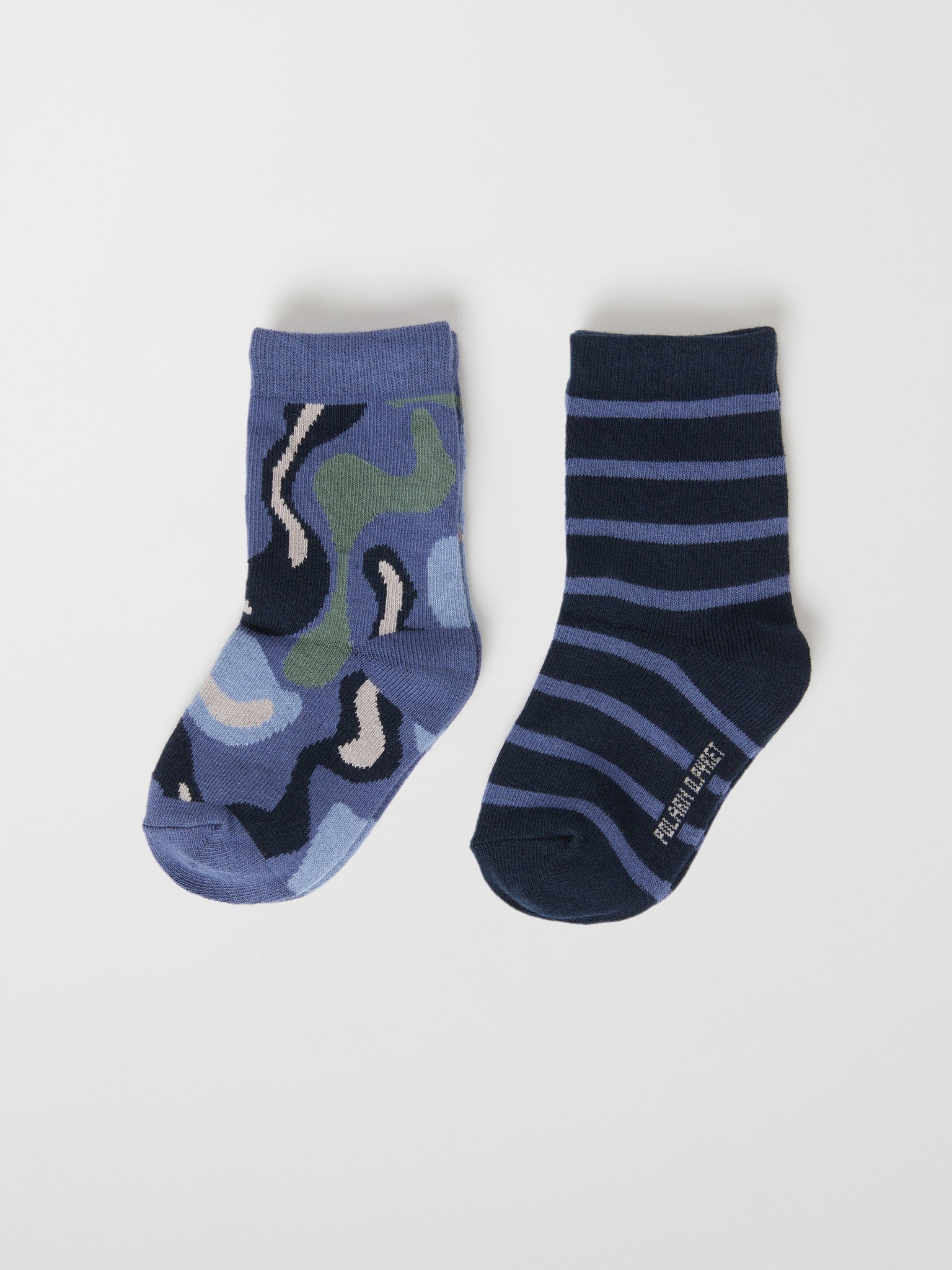 Organic Cotton Kids Socks Multipack from the Polarn O. Pyret kids collection. Ethically produced kids clothing.