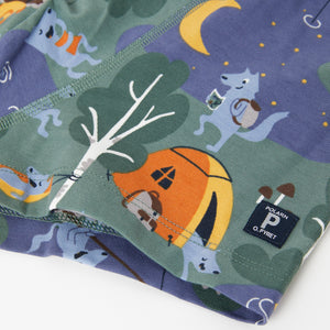 Organic Cotton Boys Green Boxer Shorts from the Polarn O. Pyret kids collection. The best ethical kids clothes