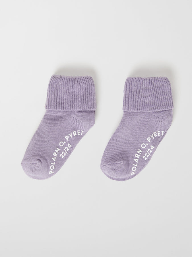 Cotton Antislip Kids Socks Multipack from the Polarn O. Pyret kids collection. Ethically produced kids clothing.