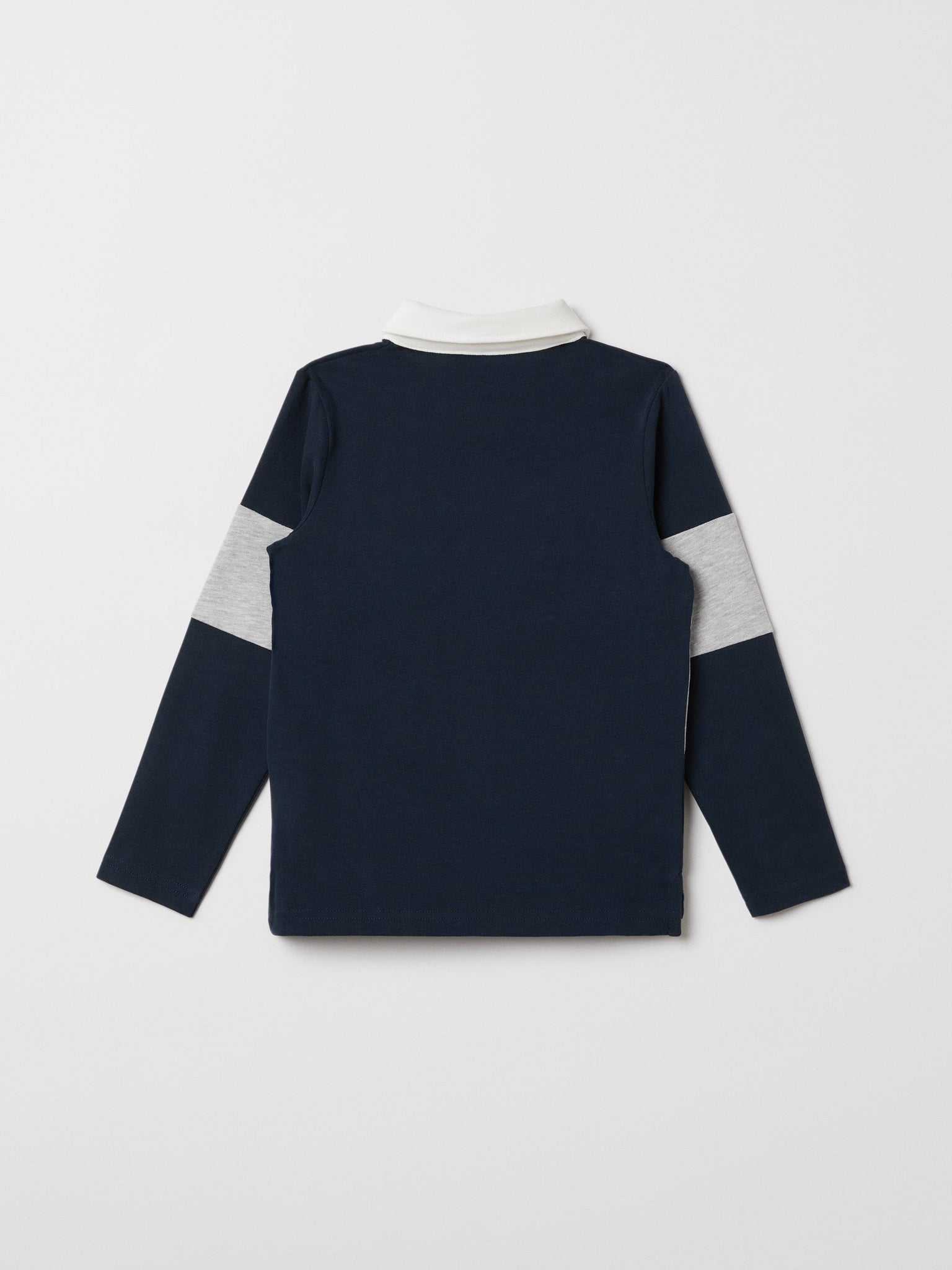 Organic Cotton Kids Rugby Shirt from the Polarn O. Pyret kidswear collection. Clothes made using sustainably sourced materials.