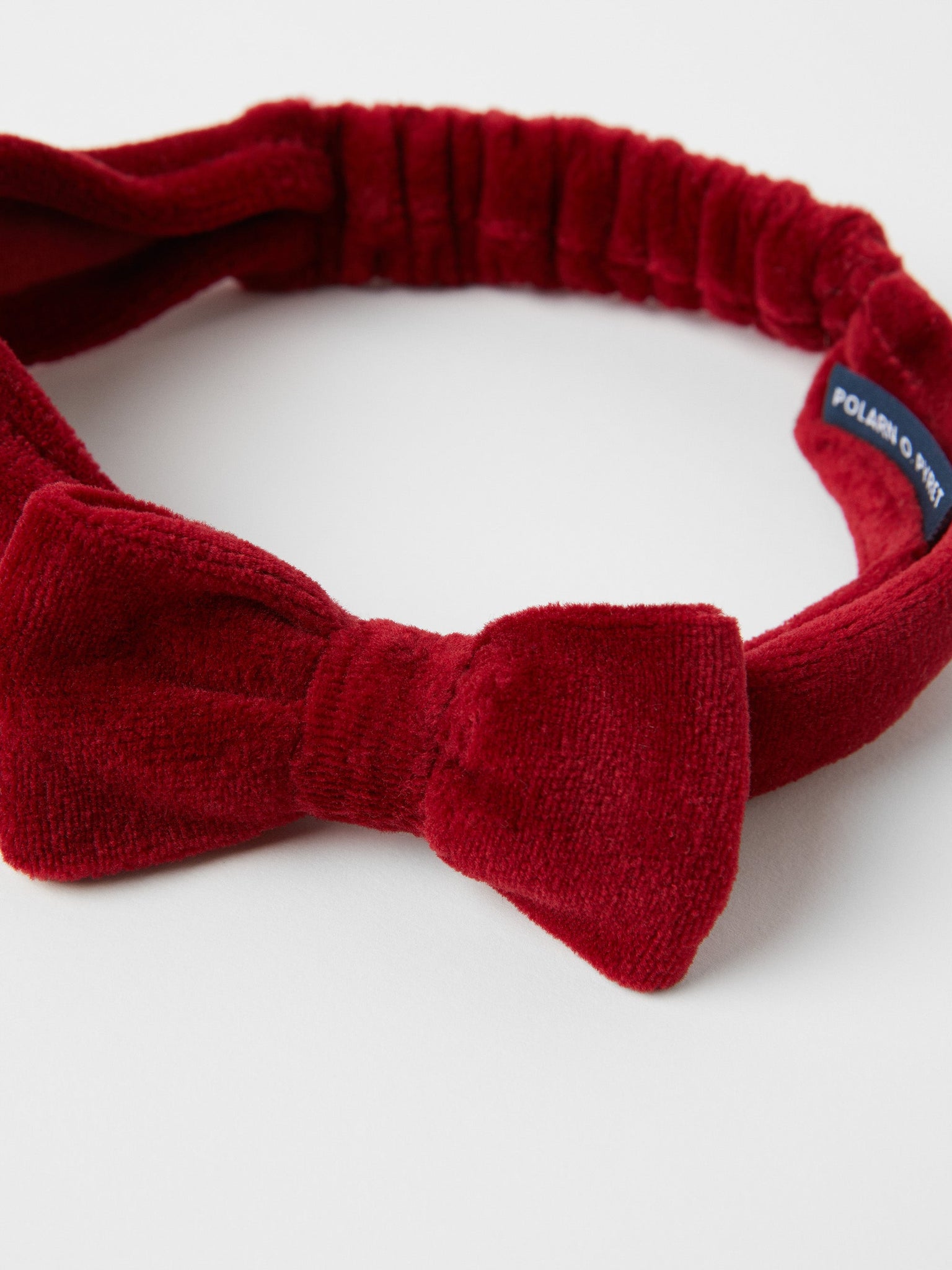 Red Velour Kids Hair Band from the Polarn O. Pyret kidswear collection. The best ethical kids clothes