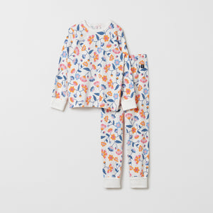 Floral Print Kids Pyjamas 4-6y / 110/116