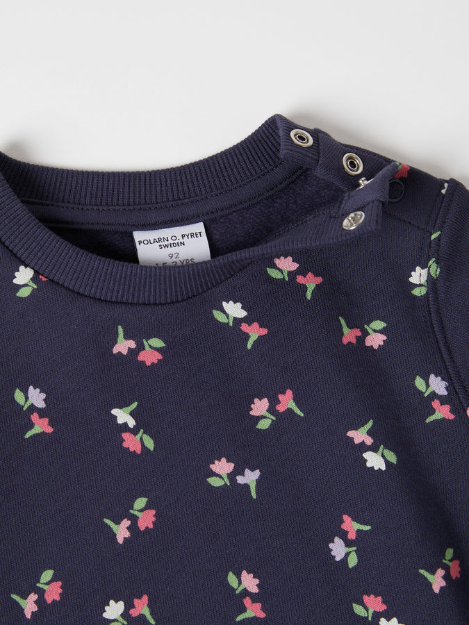 floral Kids Sweatshirt 1.5-2y / 92