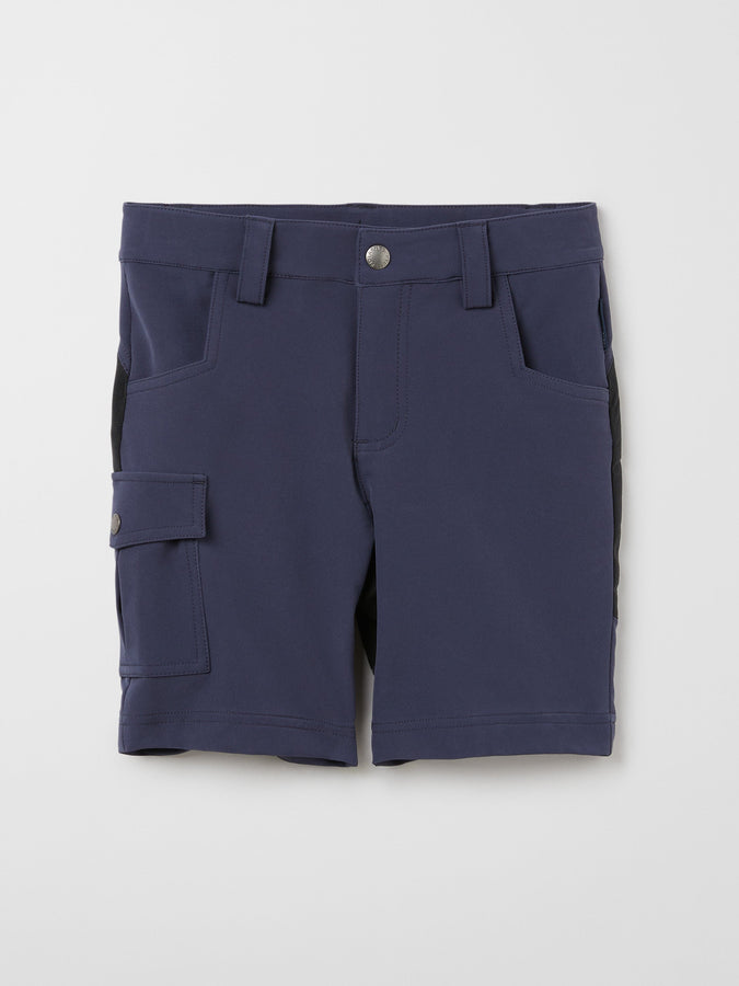 Navy Active Kids Shorts from the Polarn O. Pyret kidswear collection. Quality kids clothing made to last.