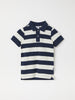 Striped Kids Polo Shirt from the Polarn O. Pyret kidswear collection. Nordic kids clothes made from sustainable sources.