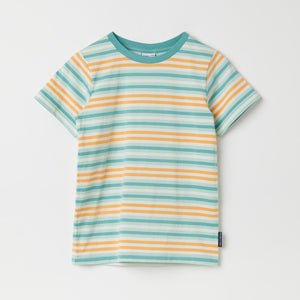 Multi-Stripe Kids T-Shirt from the Polarn O. Pyret kidswear collection. The best ethical kids clothes