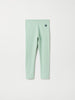Green Cotton Kids Leggings from the Polarn O. Pyret kidswear collection. The best ethical kids clothes