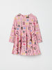 Sweet Treats Print Kids Dress from the Polarn O. Pyret kidswear collection. Nordic kids clothes made from sustainable sources.