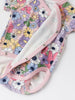 Floral Wraparound Babygrow from the Polarn O. Pyret baby collection. Ethically produced kids clothing.