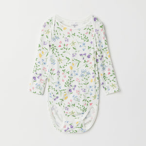 Ditsy Floral Babygrow from the Polarn O. Pyret baby collection. The best ethical kids clothes