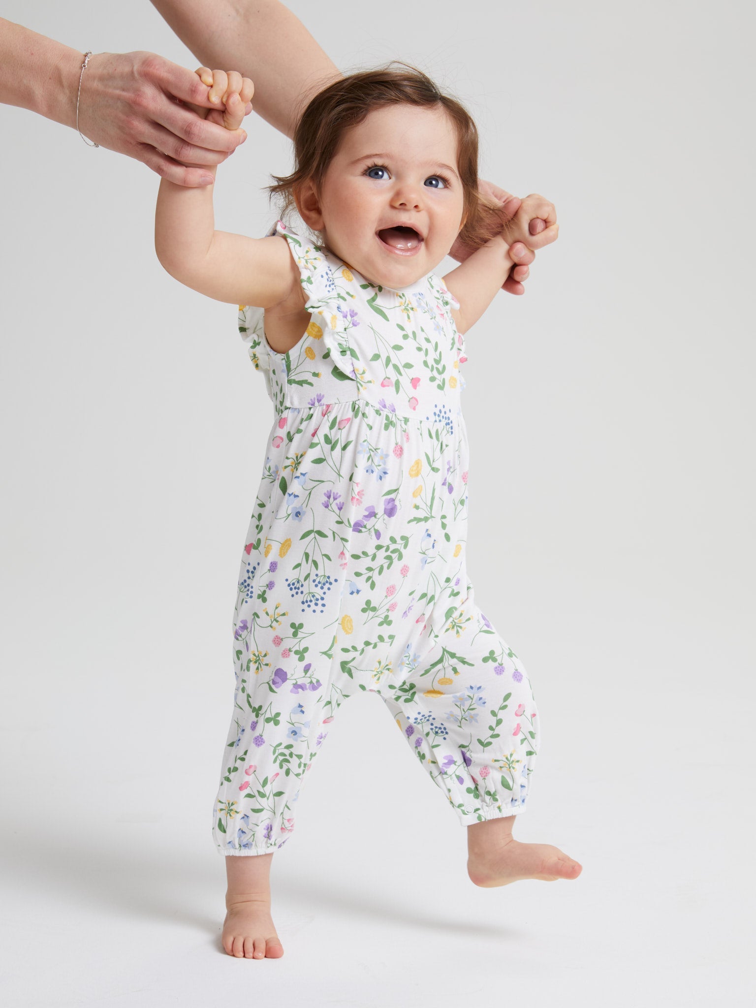 Ditsy Floral Baby Playsuit 9-12m / 80