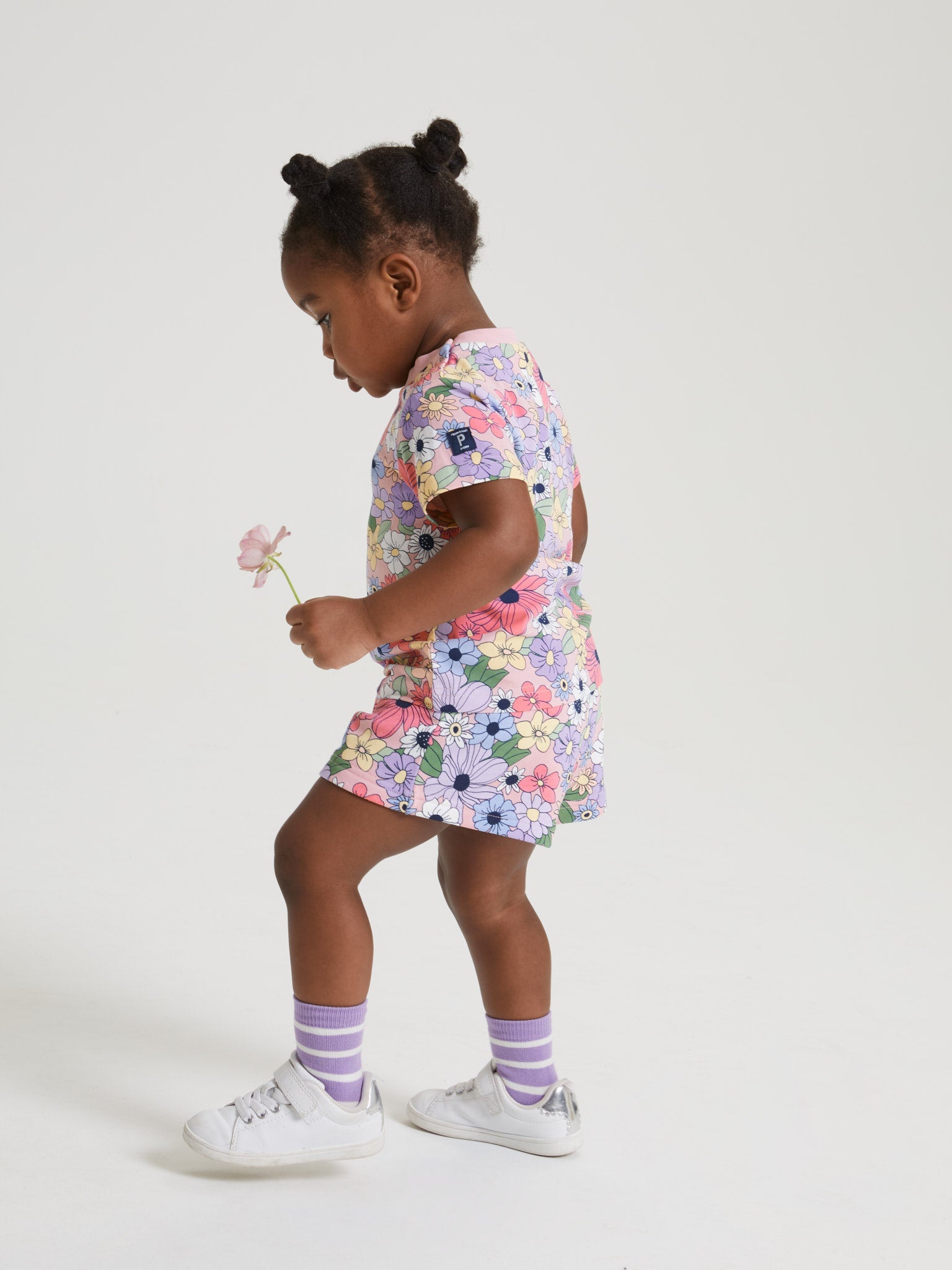 Floral Print Kids Jersey Shorts 5-6y / 116
