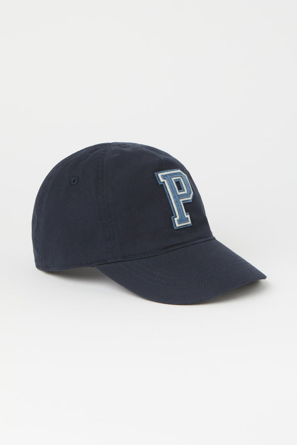 Kids Navy Cotton Cap from the Polarn O. Pyret kidswear collection. Quality kids clothing made to last.
