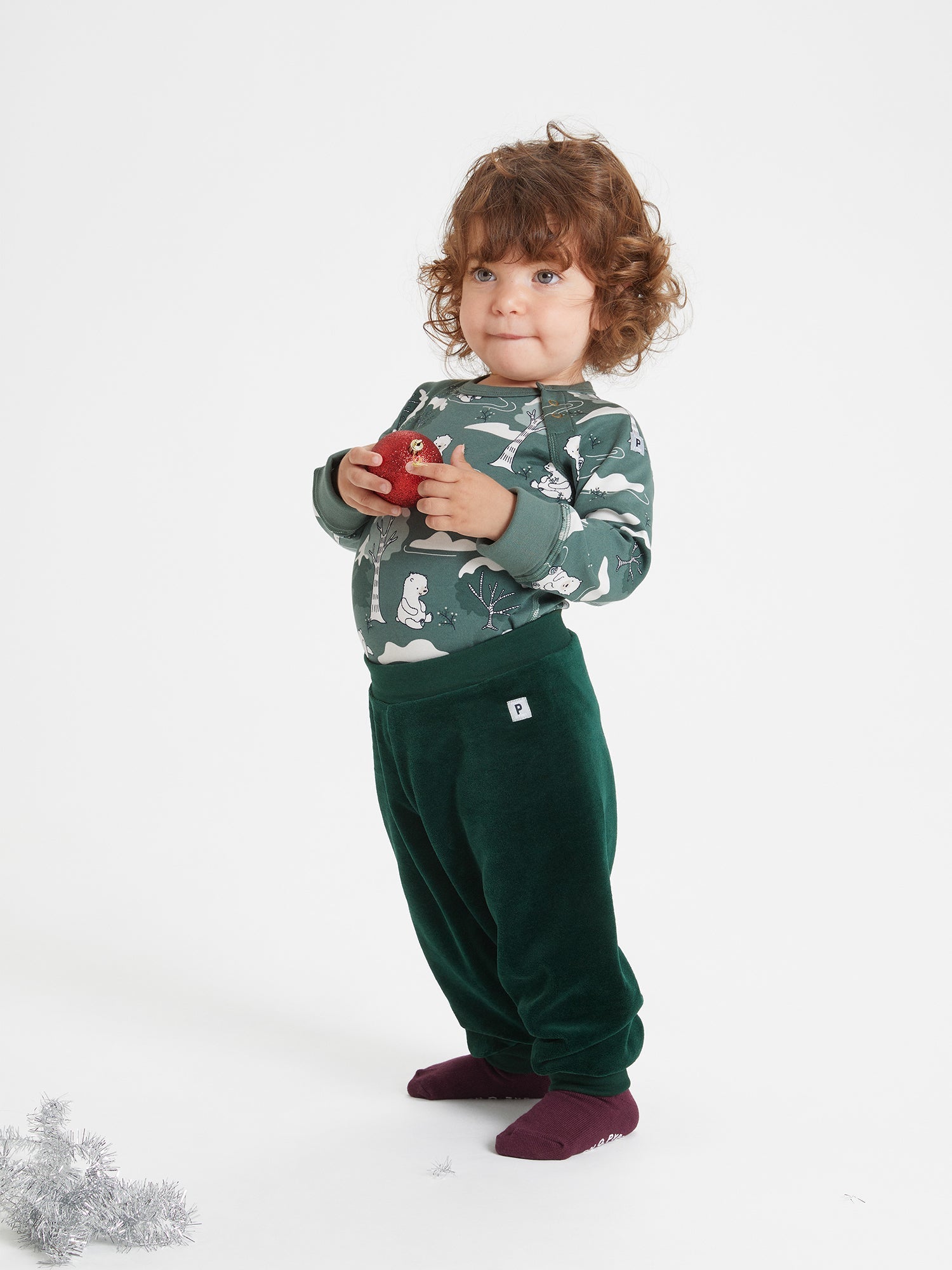 Velour Baby Trousers