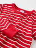 Red & White Striped Long Sleeve Kids Top 