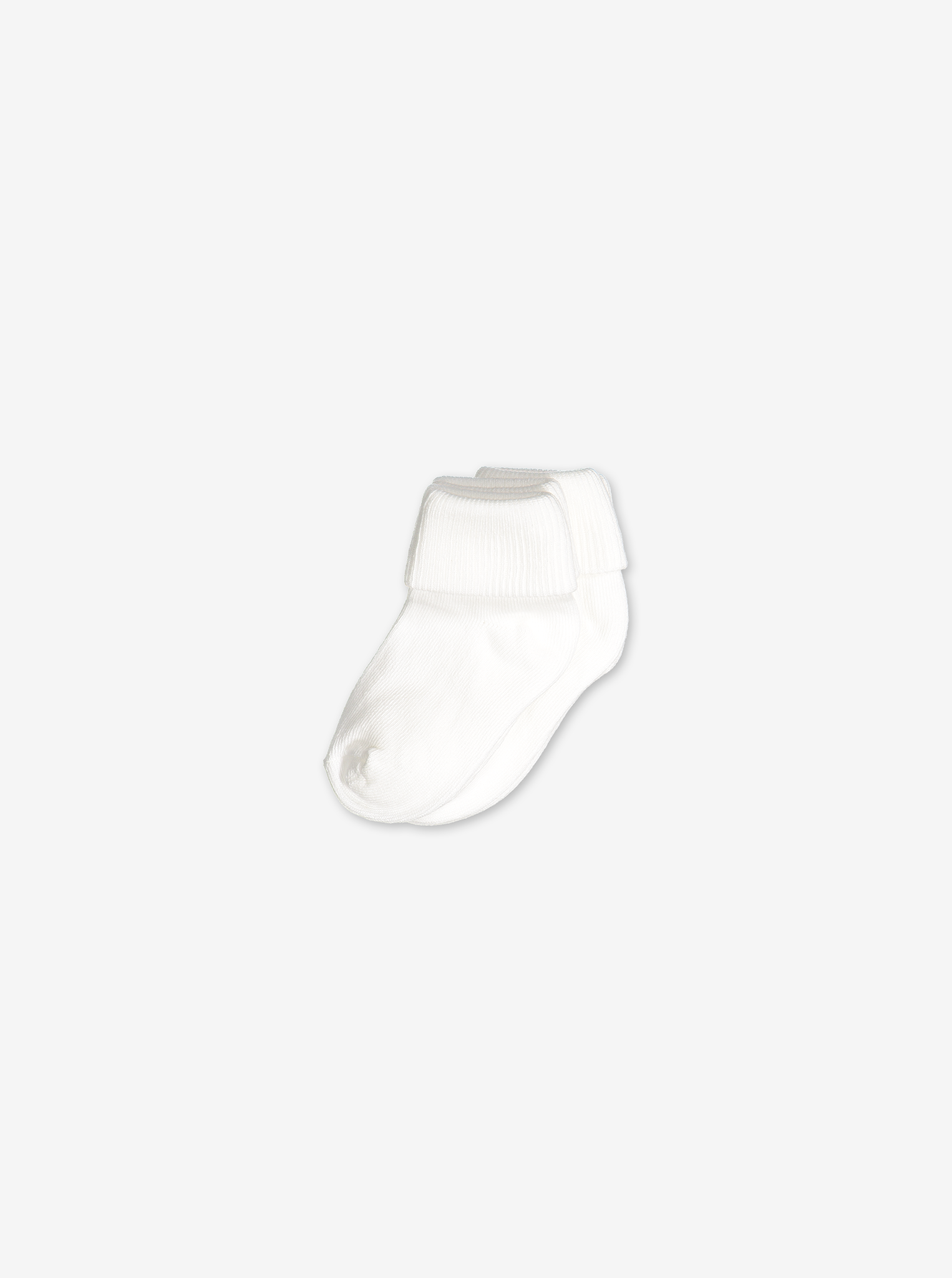 baby/kids white organic cotton socks, 2 pack, quality polarn o. pyrety