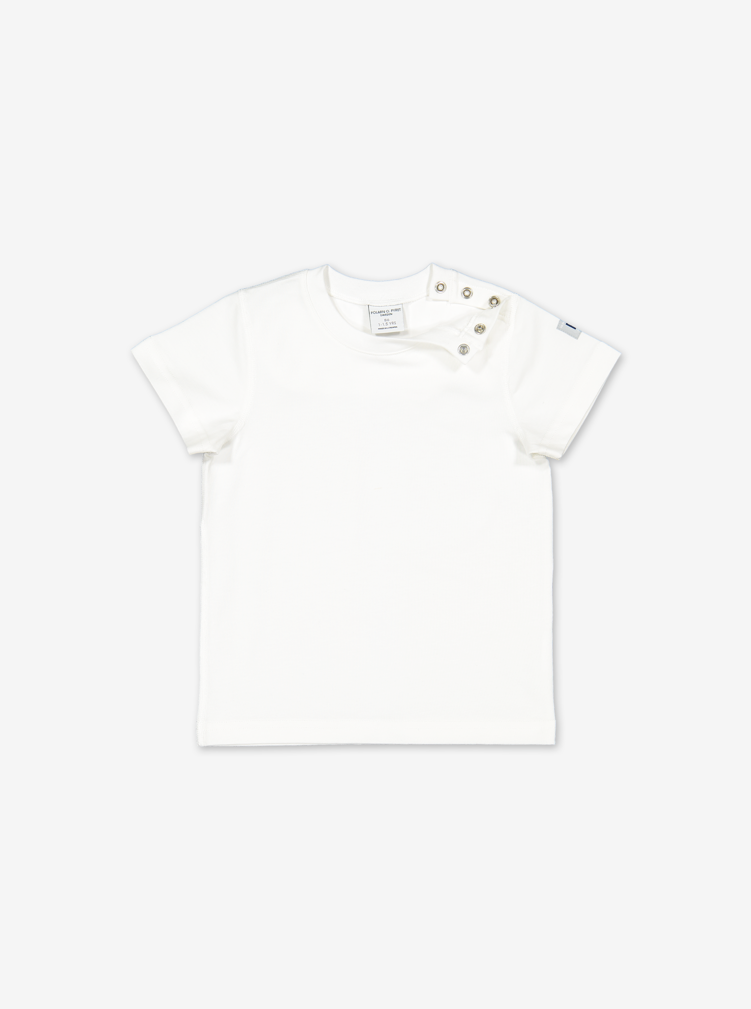 Organic Kids T-Shirt White Unisex 6m-12y