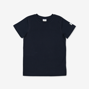 Organic Kids T-Shirt Navy Unisex 6m-12y