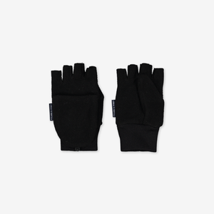 Flip-Top Kids Gloves Black Unisex 2-12y