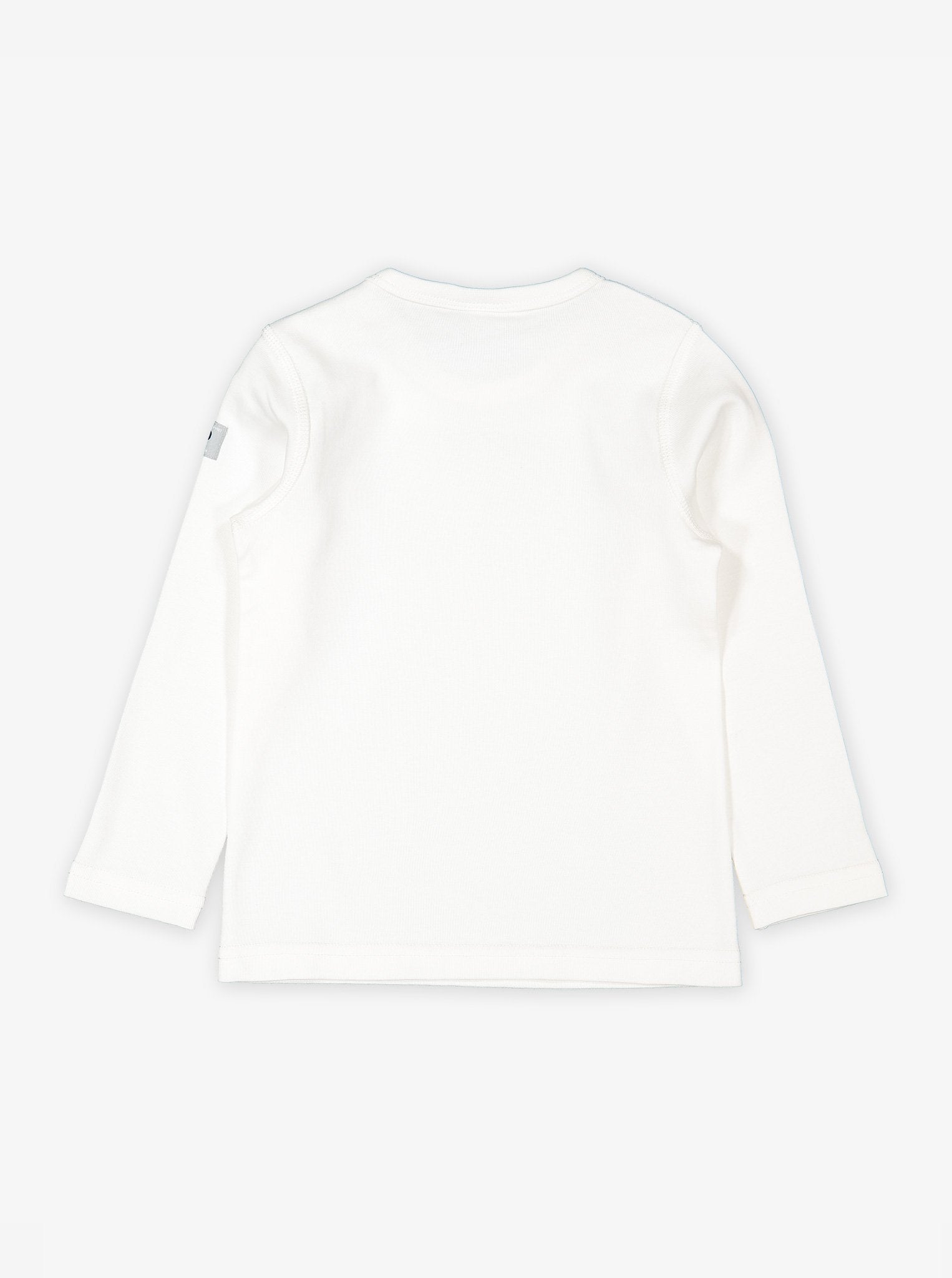 white classic kids top, ethical organic cotton, polarn o. pyret quality