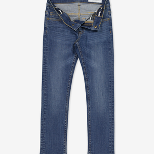 kids slim fit jeans made with organic denim, comfortable, stretch, flexible and durable 