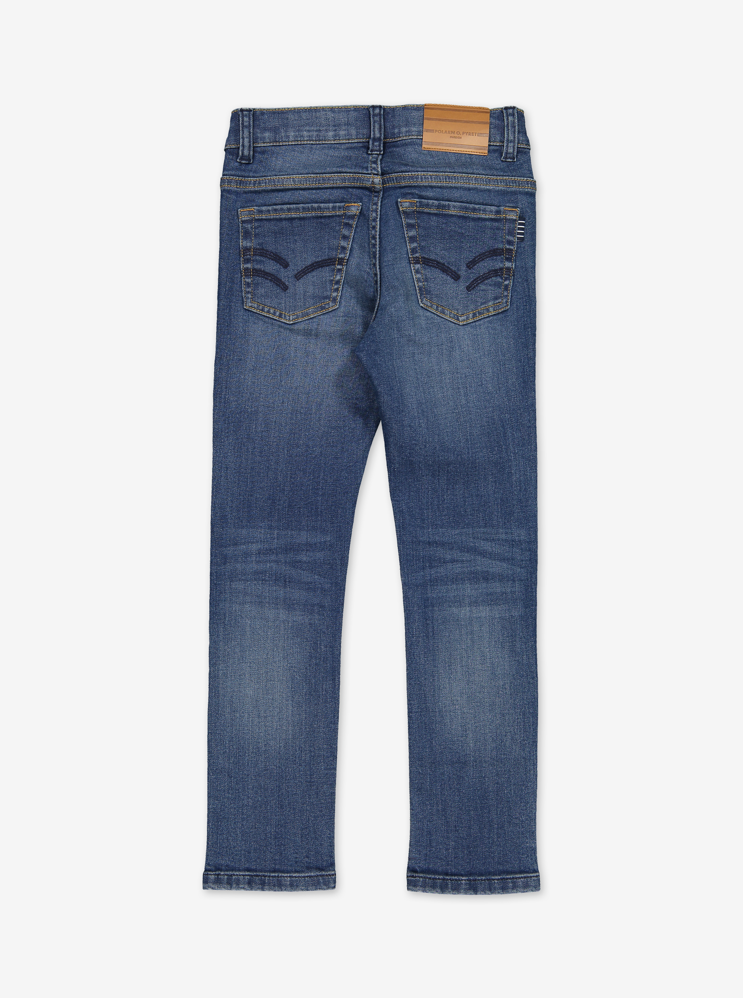 Mid Blue Slim Fit Kids Jeans Blue Unisex 1-12y