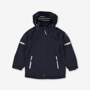 Waterproof Kids Shell Jacket-Unisex-Blue-9m-12y